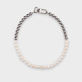 10MM BEAD & FRESHWATER PEARL CHAIN